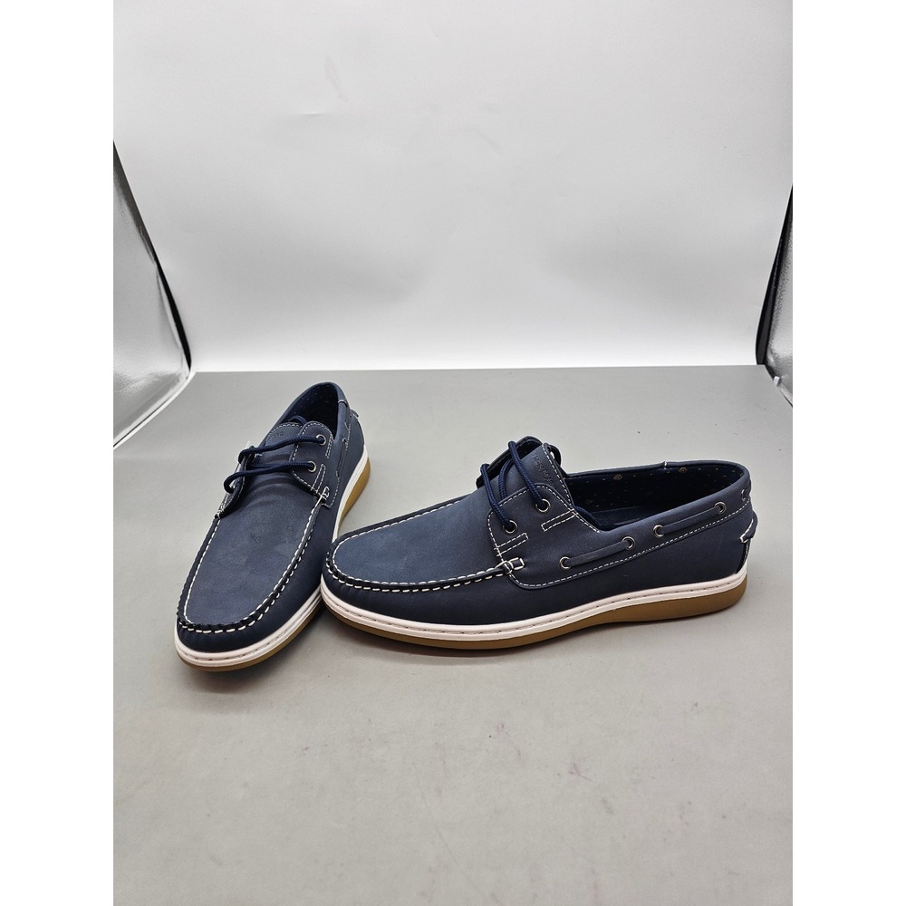 Aston Marc Sail-01 Mens Navy Blue Boat Shoes‎ Deck Shoes Size 9 H-7032